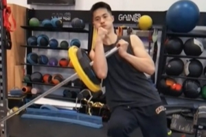 开赛倒计时！朱松玮晒力量训练视频：全力备战全运会