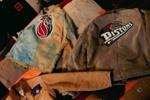 你知道底特律夹克吗？活塞联合服饰品牌推出多款专属底特律夹克