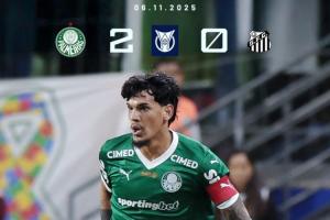 身陷降级区！内马尔缺阵罗克双响 桑托斯被狂轰31脚0-2帕尔梅拉斯